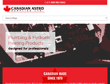Tablet Screenshot of canadianastro.com